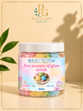 Five  scoops of glow body scrub
