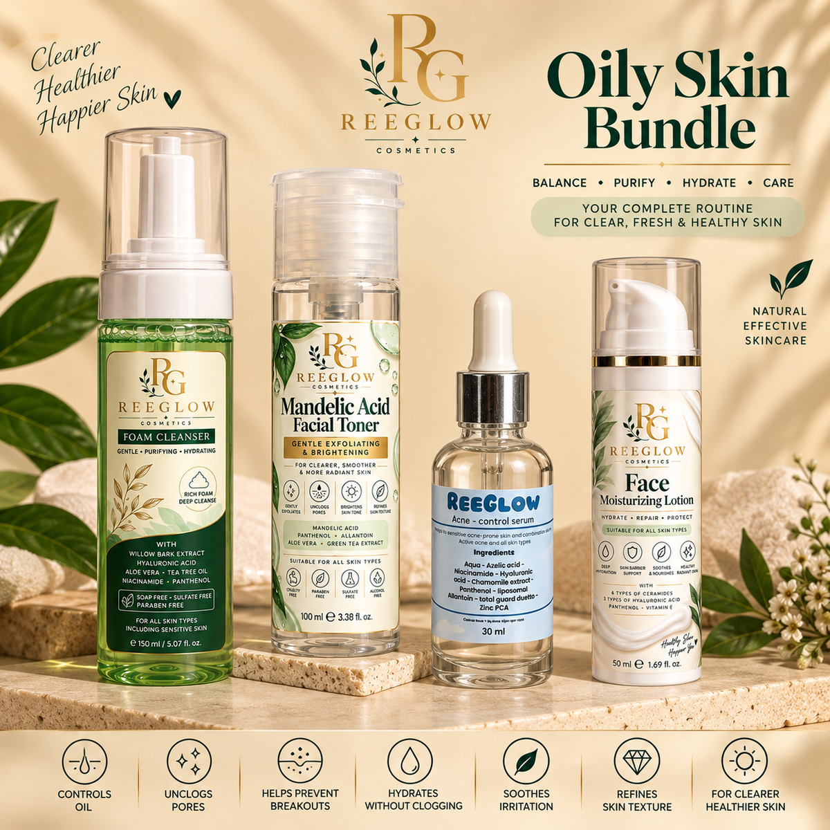 Oily skin care bundle