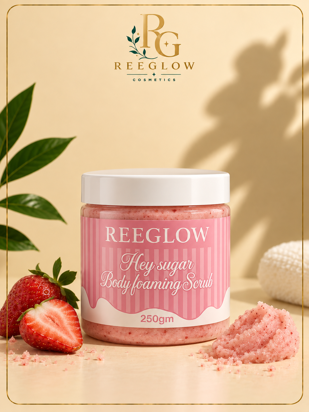 Foaming suagr body scrub